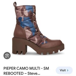 SM ankle combat boots